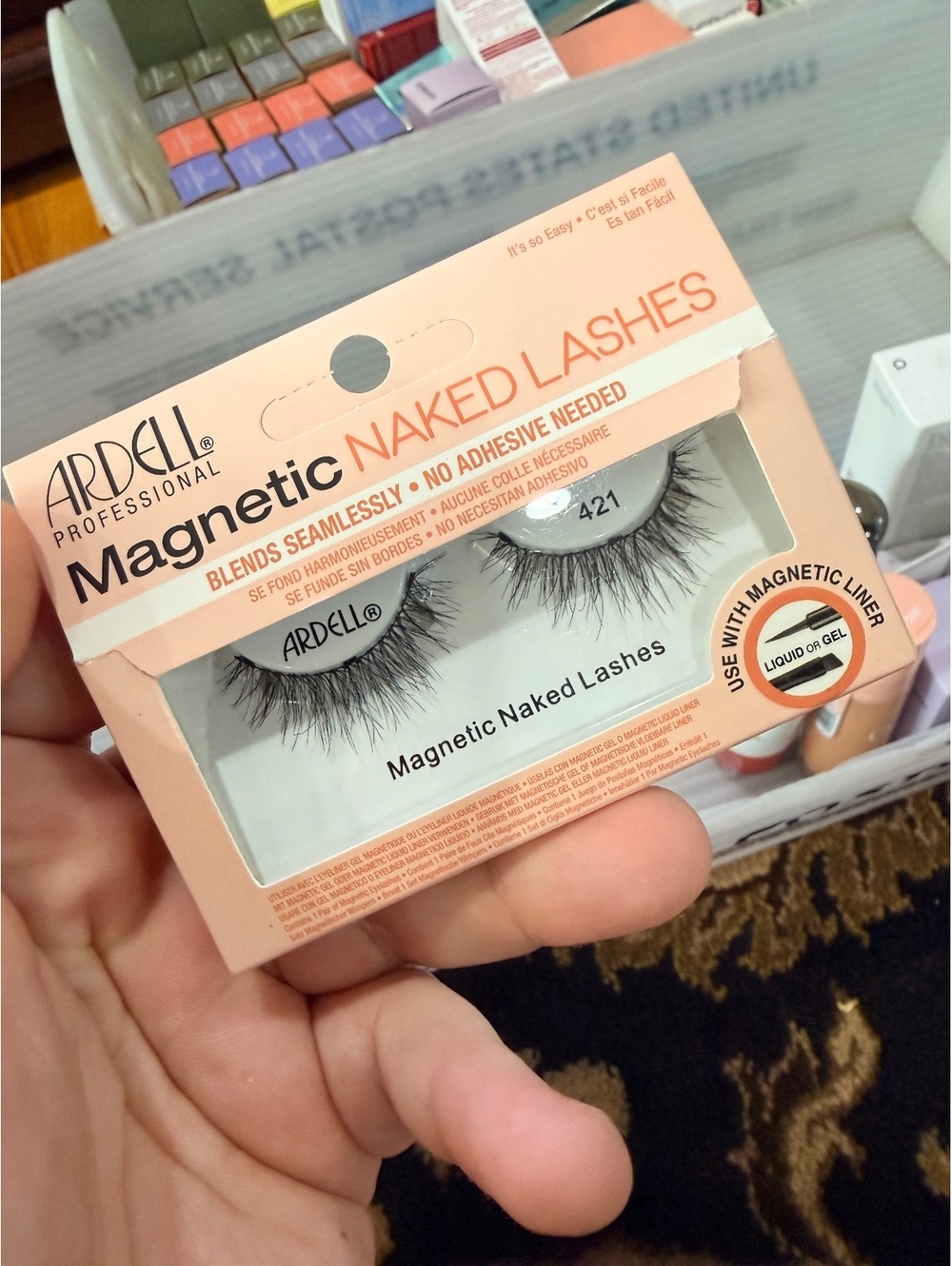 Ardell Professional Magnetic Naked Lashes 421 with Liquid Gel Liner